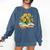Daffodils Flowers Book Floral Comfort Colors Sweatshirt Blue Jean
