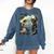 David And Goliath Bible Book Of Samuel King David Comic Comfort Colors Sweatshirt Blue Jean