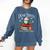 Dear Santa More Book Please Christmas Book Librarian Comfort Colors Sweatshirt Blue Jean
