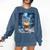 Deer Reads Book Women Girls Reindeer Comfort Colors Sweatshirt Blue Jean Deer Reads Book Women Girls Reindeer Comfort Colors Sweatshirt Blue Jean