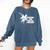 Defend Public Library Support Local Library Book Lover Comfort Colors Sweatshirt Blue Jean