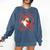 We Didn't Even Kiss Hockey Romance Book Comfort Colors Sweatshirt Blue Jean