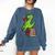 Dino Reading Read Reading Librarian Book Men Boys Kids Comfort Colors Sweatshirt Blue Jean