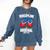 Discipline Arsenal Pinoy Nostalgia Filipino Tsinelas Premium Tri-Blend Comfort Colors Sweatshirt Blue Jean