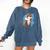 Disney Ink And Paint Shere Khan From The Jungle Book 1967 Comfort Colors Sweatshirt Blue Jean