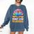 Donut Stop Reading Cute Book Reader Bookworm Donut Day Comfort Colors Sweatshirt Blue Jean