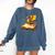 Dragon Fantasy Book Lover Bookish Reader Bookworm Wildflower Comfort Colors Sweatshirt Blue Jean