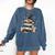 Dragon Hoard Of Books Reading Lover Cute Art Comfort Colors Sweatshirt Blue Jean