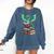 Dragon Reading Books Fantasy Lovers Mythical Creatures Comfort Colors Sweatshirt Blue Jean