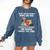 In My Dream World Books Are Free Chocolate Is Healthy Book Comfort Colors Sweatshirt Blue Jean
