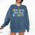 Drink Coffee Read Books Be Happy Caffeine Lover Comfort Colors Sweatshirt Blue Jean