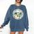 Duck Wilderness Book Reading Illustration Floral Comfort Colors Sweatshirt Blue Jean