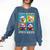 Eagle Love Reading And Eagles Child Book Lover Comfort Colors Sweatshirt Blue Jean