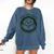 Earth Day 2025 Save Earth It´s Only Planet With Books Reader Comfort Colors Sweatshirt Blue Jean