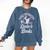 Easily Distracted By Dance And Books Ballet Fun Comfort Colors Sweatshirt Blue Jean