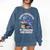 Easily Distracted By Dragons And Books Comfort Colors Sweatshirt Blue Jean
