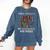 Easily Distracted By Elephants And Books Elephant Comfort Colors Sweatshirt Blue Jean