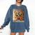 Education Is Freedom Teacher Books Black History Women Comfort Colors Sweatshirt Blue Jean
