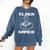 Elder Gamer Retro Video Game Nostalgia Old Gamer Comfort Colors Sweatshirt Blue Jean