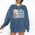 I Can Never Have Enough Books Reading Lover Bookworm Reader Comfort Colors Sweatshirt Blue Jean
