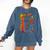 Equal Rights Book Flower Resist Feminist LGBTQ Floral Comfort Colors Sweatshirt Blue Jean