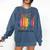 Equality Hurts No One LGBTQ Pride Books And Flowers Comfort Colors Sweatshirt Blue Jean