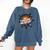 Explosions Are My Art Comic Book Boom Comfort Colors Sweatshirt Blue Jean