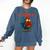 F-Caw-F Rooster F Awk F Chicken Coffee Romance Books Lover Comfort Colors Sweatshirt Blue Jean