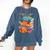 Fantasy Drama Tragedy Books Subtle Anti-Trump Comfort Colors Sweatshirt Blue Jean