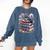 Fantasy Drama Tragedy Cute Cat Book Lover Readers Librarians Comfort Colors Sweatshirt Blue Jean
