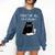 First Of All I’m A Delight Cute Cat Books Coffee Humor Comfort Colors Sweatshirt Blue Jean