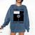 Floppy Disk Computer Nostalgia Fun PC Enthusiast History Comfort Colors Sweatshirt Blue Jean