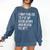 I Was Forced To Put My Book Down Book Worm Reader Comfort Colors Sweatshirt Blue Jean