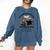 Forgive Me I'm From The 1900s No E-Car No SolarCells Premium Tri-Blend Comfort Colors Sweatshirt Blue Jean