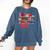 Freadom To Read Book Lover Reading Freedom Comfort Colors Sweatshirt Blue Jean