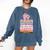 With Freedom Flowers Books And The Moon Comfort Colors Sweatshirt Blue Jean