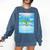 Frutiger Aero Aesthetics Comfort Colors Sweatshirt Blue Jean Frutiger Aero Aesthetics Comfort Colors Sweatshirt Blue Jean