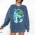 Frutiger Aero Comfort Colors Sweatshirt Blue Jean