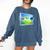 Frutiger Aero Fish Comfort Colors Sweatshirt Blue Jean Frutiger Aero Fish Comfort Colors Sweatshirt Blue Jean