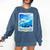 Frutiger Aero Skeuomorphism User Interface Nostalgia Comfort Colors Sweatshirt Blue Jean
