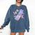 Frutiger Aero Y2K Chrome Phone Butterfly Comfort Colors Sweatshirt Blue Jean Frutiger Aero Y2K Chrome Phone Butterfly Comfort Colors Sweatshirt Blue Jean