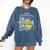 Frutiger Aero Y2K Meme Graphic 2000s Nostalgia Premium Comfort Colors Sweatshirt Blue Jean