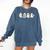 Ghost Book Reading Halloween Books Lover Teacher Kids Comfort Colors Sweatshirt Blue Jean