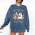 The Only Ghost I Need Is The Holy Ghost Books Reading Lovers Comfort Colors Sweatshirt Blue Jean