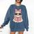 Ghost Reading Book Halloween Cat Lover Comfort Colors Sweatshirt Blue Jean Ghost Reading Book Halloween Cat Lover Comfort Colors Sweatshirt Blue Jean