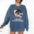 Good Book Is Out Of This World Astronaut Space Comfort Colors Sweatshirt Blue Jean