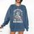 Good Girls Read Bad Books Comfort Colors Sweatshirt Blue Jean