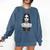 Gothic Goth Girl Woman Movie Book Art Comfort Colors Sweatshirt Blue Jean