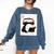 Grumpy Frog Books Music Kawaii Ink Japanese Comfort Colors Sweatshirt Blue Jean