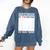 Guestbook 7th Birthday 7 Year Old Born 2018 Bday Comfort Colors Sweatshirt Blue Jean